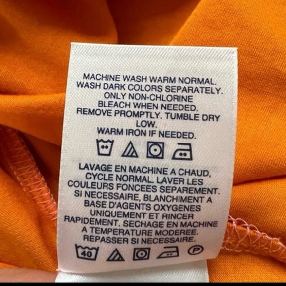 NWOT Land's End Pink Orange Tiered Jersey Maxi Dress Size XL Tall - Picture 13 of 13